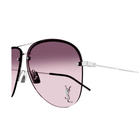 SAINT LAURENT CLASSIC 11 M-008 AVIATOR SUNGLASSES - Picture 3 of 10